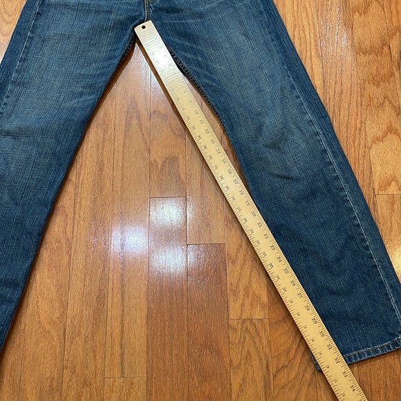 Levi’s 505 tag size 23 x 34 Blue Some wear on hem and pockets Whiskering - Picture 7 of 13